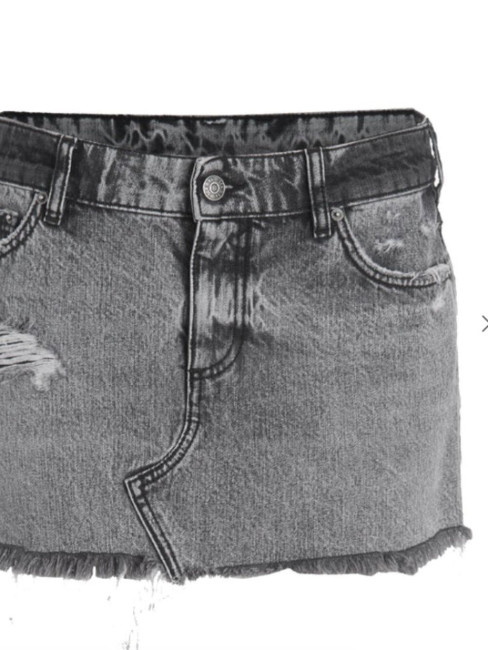 Seroya Vanessa Denim Mini Skirt in Alameda Size 25